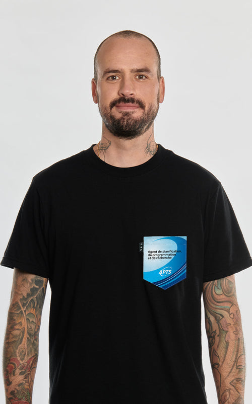 T-shirt à poche APTS - Agent de planification de programmation et de recherche