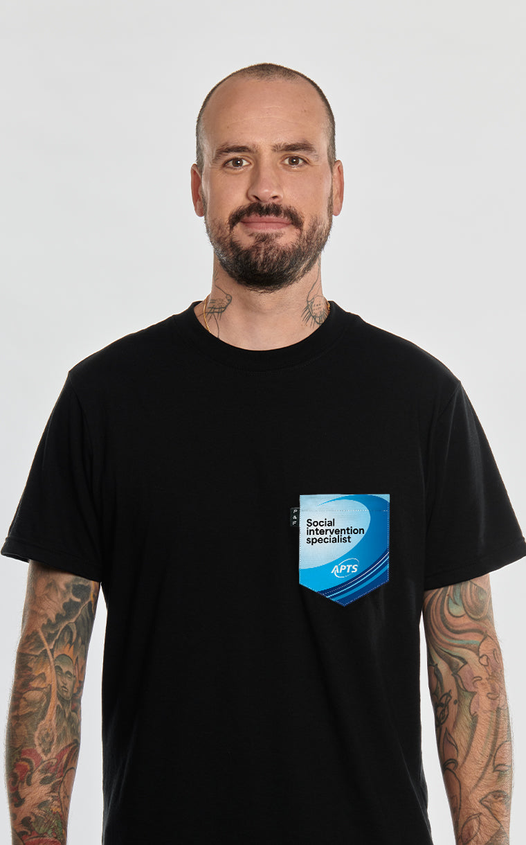 T-shirt à poche APTS - Social intervention specialist