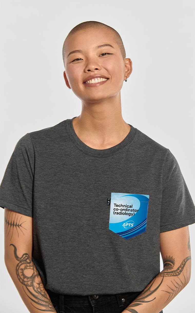 T-shirt coupe Boyfriend à poche APTS - Technical co-ordinator (radiology)