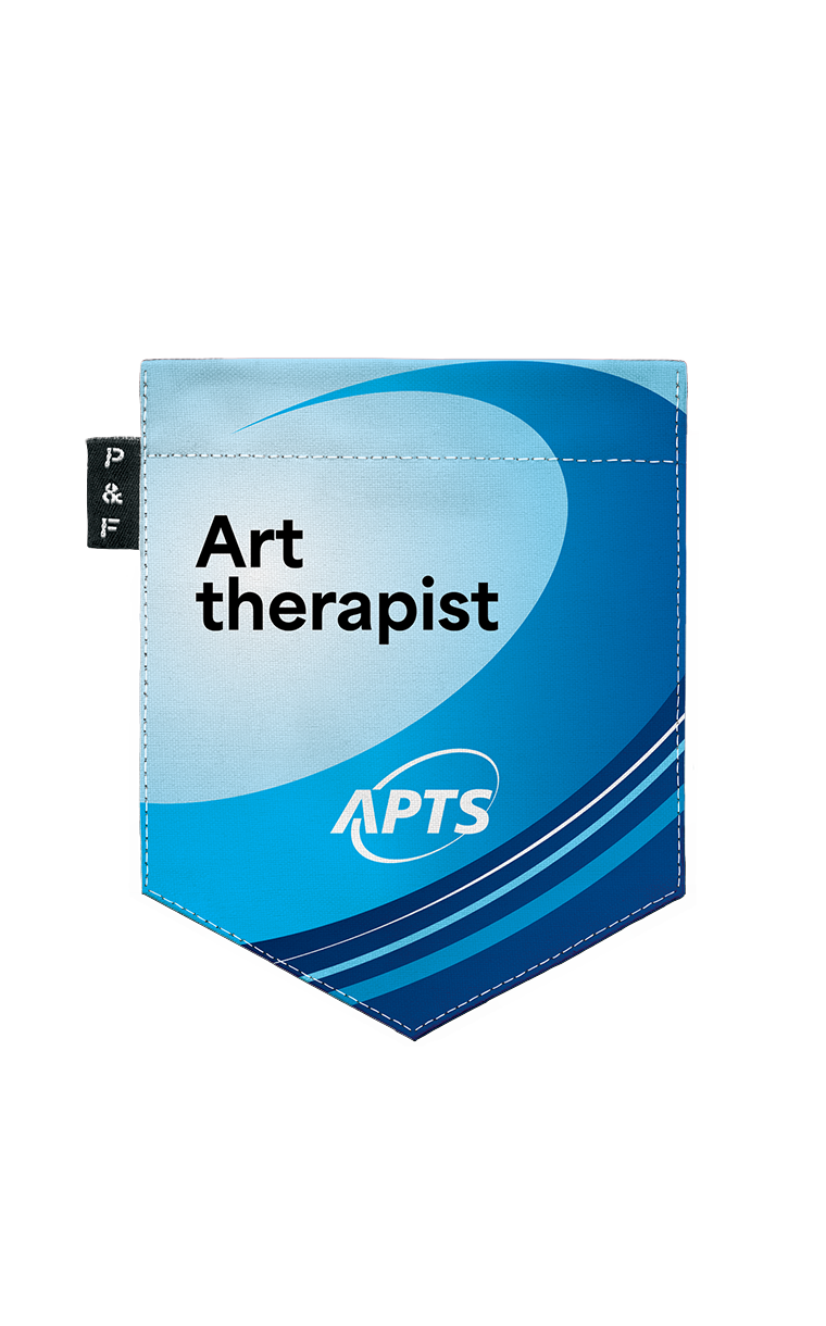 T-shirt à poche APTS - Art therapist