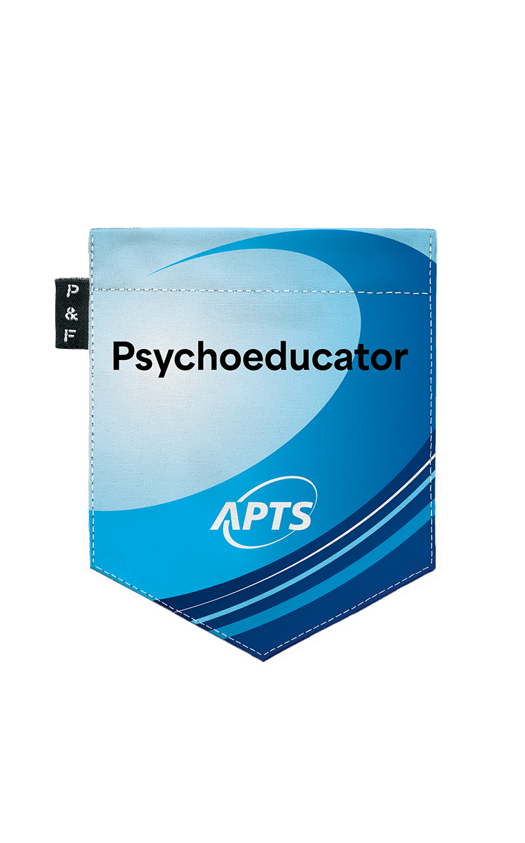 T-shirt à poche APTS - Psychoeducator