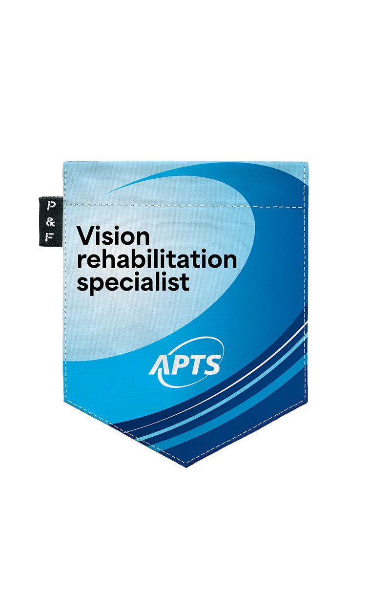 T-shirt à poche APTS - Vision rehabilitation specialist