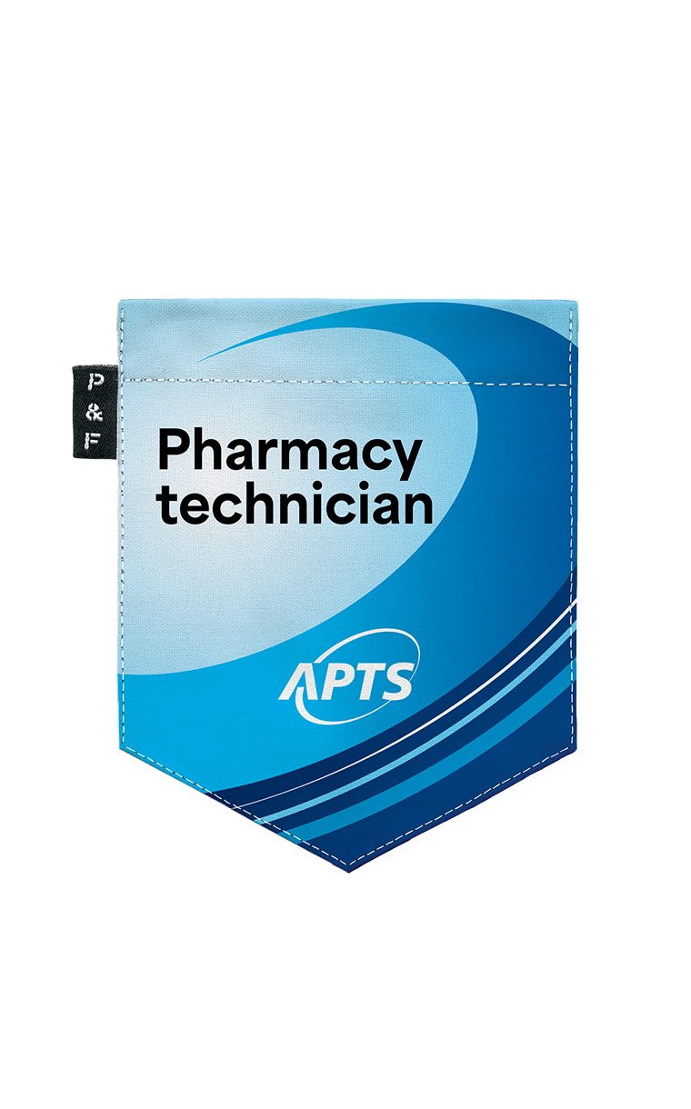 T-shirt à poche APTS - Pharmacy technician