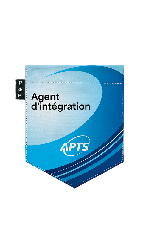 T-shirt à poche APTS - Agent d'intégration