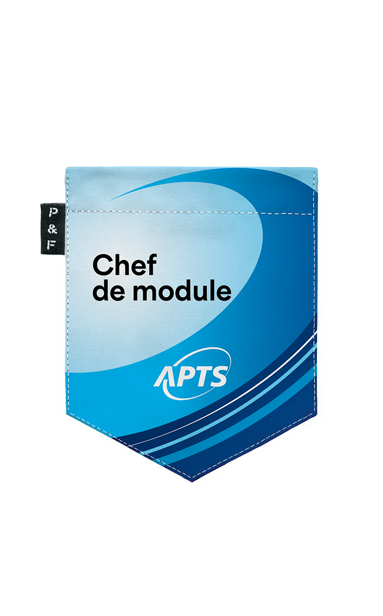 T-shirt à poche APTS - Chef de module